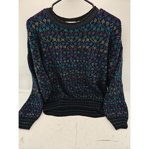 Vintage New Era Patterned Knit Sweater